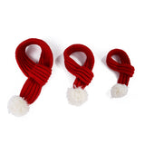 Pet Knit Scarf – Cozy Acrylic Wool Neck Warmer for Cats & Dogs | Holiday & Everyday Style