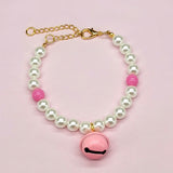 Charm Pet Necklace with Bell Ornament – Cat & Dog Collar Jewelry | 12 Styles, 3 Sizes