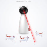 Automatic LED Laser Cat Toy – Smart Rotating Laser with 5 Circle Ranges & Handheld Mode