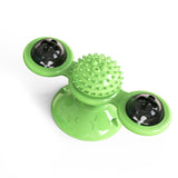 Suction Cup Windmill Cat Toy – Spinning Ball & Multi-Sensory Interactive Toy for Cats