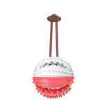 Suction Cup Tug & Chew Ball – Silicone Dental Toy for Dogs with Treat-Dispensing Option