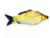 Realistic Fish Plush Cat Toy – Soft Pillow Chew & Cuddle Toy in 4 Sizes