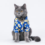 Cozy Duck Print Dog Pajamas | Soft Polyester Pet Onesie for Autumn & Winter