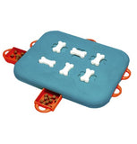 Dog Treat Puzzle Board – Slide-the-Bone Hide & Seek Enrichment Toy with Pull-Out Treat Drawers