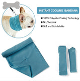 Pet Cooling Bandana Scarf – Instant Summer Neck Wrap for Dogs | Heatstroke Prevention