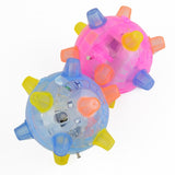 Dancing Glowing Ball Dog Toy – Electric Auto-Jumping Light-Up Interactive Toy for Dogs