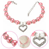 Pet Pearl Necklace – Elegant Jewelry for Dogs & Cats