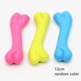 Rubber Dog Bone Chew Toy – Bite-Resistant TPR Molar Toy for Puppies & Dogs