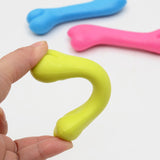 Rubber Dog Bone Chew Toy – Bite-Resistant TPR Molar Toy for Puppies & Dogs