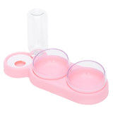 Elevated Double Pet Feeder with Water Fountain | Dry & Wet Separation Bowl for Dogs & Cats