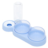 Elevated Double Pet Feeder with Water Fountain | Dry & Wet Separation Bowl for Dogs & Cats