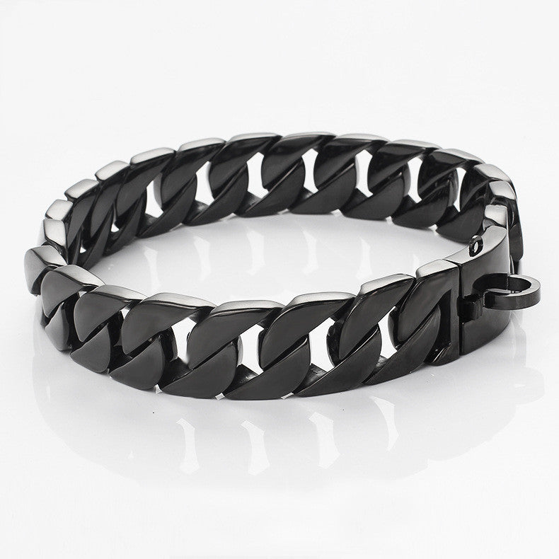 Premium Stainless Steel Dog Chain Collar — Cast Metal Necklace Style