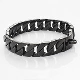 Premium Stainless Steel Dog Chain Collar — Cast Metal Necklace Style