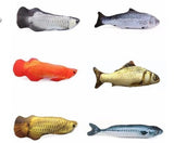 Realistic Fish Plush Cat Toy – Soft Pillow Chew & Cuddle Toy in 4 Sizes