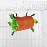 Hamster Cage Accessory Set – Plush Tree-Themed Tunnel, Swing, Hammock & Ropeway for Small Animals