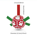 Inflatable Dog Sport Ball – Nylon Grab Tab Fetch & Tug-of-War Ball for Large Dogs & Border Collies