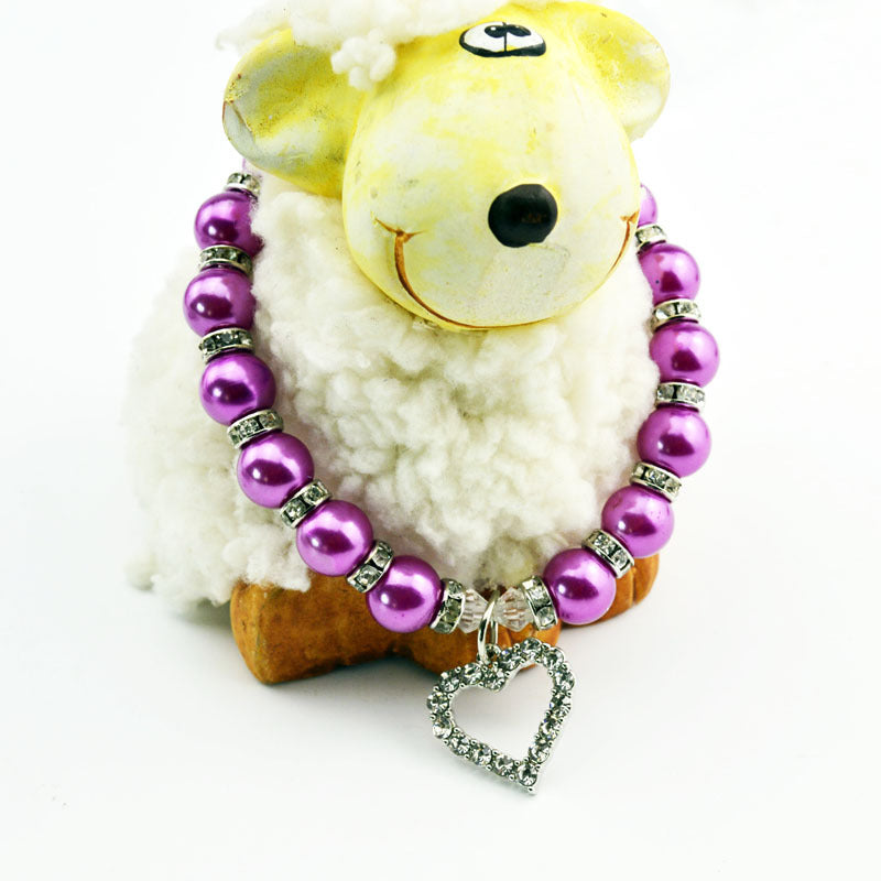 Pet Pearl Necklace – Elegant Jewelry for Dogs & Cats