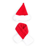 Pet Christmas Costume Set – Festive Headbands, Hats, Bibs & Shawls for Cats & Dogs