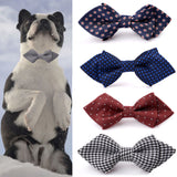 British Style Dog Bow Tie – Adjustable Collar Accessory for Dogs & Cats | 3 Colors