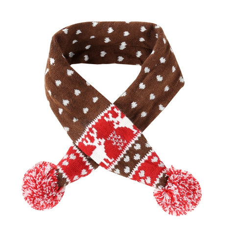 Pet Knit Scarf – Cozy Acrylic Wool Neck Warmer for Cats & Dogs | Holiday & Everyday Style