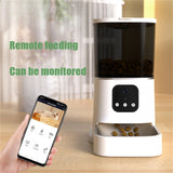 Smart WiFi Automatic Pet Feeder — App Control, Voice Recorder & Large Capacity Dispenser