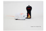 RC Remote Control Mouse Cat Toy – Realistic Flocked Simulation Mouse for Cats & Pranks
