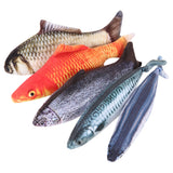 Realistic Fish Plush Cat Toy – Soft Pillow Chew & Cuddle Toy in 4 Sizes