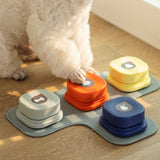 Recordable Pet Communication Button – Talking Dog Button with Mat for Cats & Dogs (Single to 9-Button Sets)