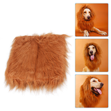 Lion Mane Wig Costume for Dogs – Warm Pet Halloween & Party Dress-Up