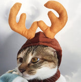 Pet Christmas Costume Set – Festive Headbands, Hats, Bibs & Shawls for Cats & Dogs