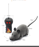 RC Remote Control Mouse Cat Toy – Realistic Flocked Simulation Mouse for Cats & Pranks