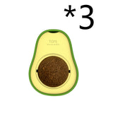 Avocado Catnip Ball Toy – 360° Rotating Mint & Gall Fruit Cat Toy