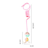 Suction Cup Spring Cat Toy – Self-Play Plush Ball & Bell Badminton Teaser