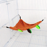Hamster Cage Accessory Set – Plush Tree-Themed Tunnel, Swing, Hammock & Ropeway for Small Animals