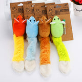 Long-Tail Plush Mouse Cat Toy – Interactive Teaser with Catnip Vial Included