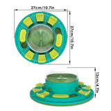 Dog Puzzle Feeder Toy – Slow Feeding IQ Enrichment Bowl with Press-Tab Treat Dispenser