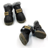 Dog Thick Snow Boots Warm Teddy Autumn And Winter
