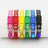 Pet Bell Collar with Adjustable Band – Cat & Dog Neck Strap in 6 Colors