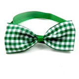 Plaid Bow Tie Collar for Dogs & Cats – 8 Colors, Single or 2-Pack