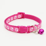 Pet Bell Collar with Adjustable Band – Cat & Dog Neck Strap in 6 Colors