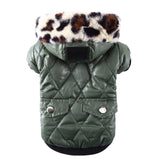 Dog Winter Coat with Fur Collar | Warm Fleece-Lined Hooded Jacket for Dogs XS–XXL
