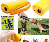 3-in-1 Ultrasonic Dog Bark Deterrent | Anti-Barking Trainer & LED Flashlight