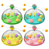 Cat Treasure Box – Multifunctional Interactive Toy with Catnip Ball, Teaser Wands, Feather & Treat Holes