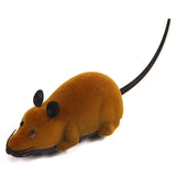 RC Remote Control Mouse Cat Toy – Realistic Flocked Simulation Mouse for Cats & Pranks