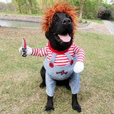Halloween Pet Costume — Scary Adjustable Cosplay Outfit for Dogs & Cats