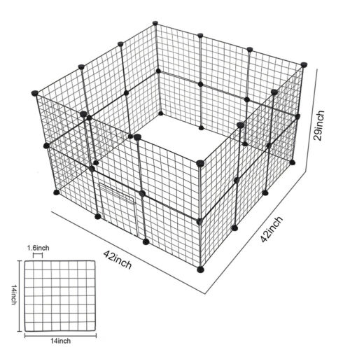 Pet Metal Cube Fence
