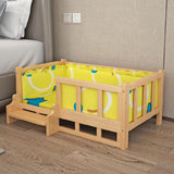 Wooden Summer Pet Bed – Elevated Dog & Cat Sleeping Frame