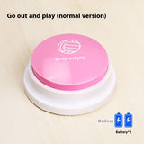 Pet Communication Button – Recordable Voice Button for Dogs & Cats to Express Needs