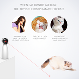 Automatic LED Laser Cat Toy – Smart Rotating Laser with 5 Circle Ranges & Handheld Mode