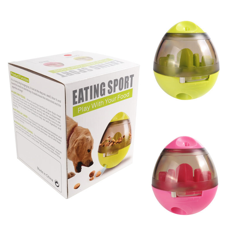 Slow Feeder Food Dispenser Ball — Interactive Puzzle Toy for Dogs & Cats